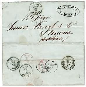 Lot 220 - FRANCHIGIE - PORTI PAGATI E DOVUTI - Ghiglione 1885 Philatelic Auction #94 Lot 220 - FRANCHIGIE - PORTI PAGATI E DOVUTI - Ghiglione 1885 Philatelic Auction #94