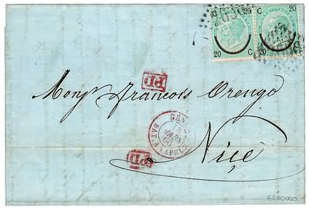Lot 237 - vie di mare - Ghiglione 1885 Philatelic Auction #94 Lot 237 - vie di mare - Ghiglione 1885 Philatelic Auction #94