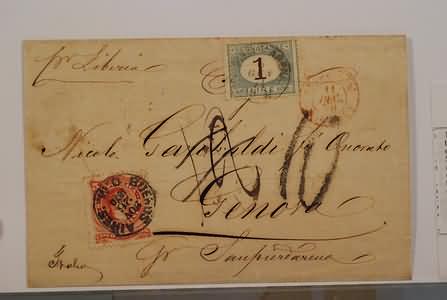 Lot 242 - vie di mare - Ghiglione 1885 Philatelic Auction #94 Lot 242 - vie di mare - Ghiglione 1885 Philatelic Auction #94
