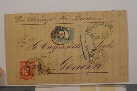 Lot 244 - vie di mare - Ghiglione 1885 Philatelic Auction #94 Lot 244 - vie di mare - Ghiglione 1885 Philatelic Auction #94