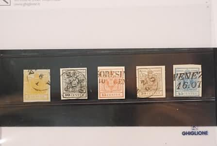 Lot 253 - lombardo veneto - Ghiglione 1885 Philatelic Auction #94 Lot 253 - lombardo veneto - Ghiglione 1885 Philatelic Auction #94