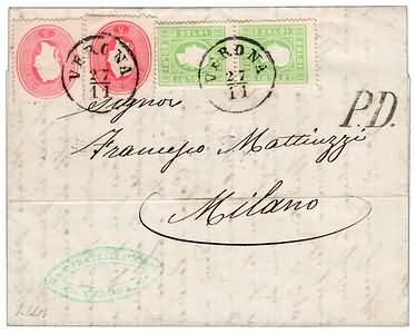 Lot 303 - lombardo veneto - Ghiglione 1885 Philatelic Auction #94 Lot 303 - lombardo veneto - Ghiglione 1885 Philatelic Auction #94
