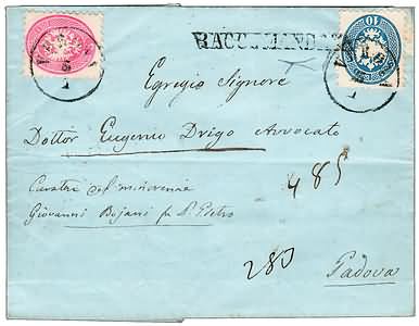 Lot 330 - lombardo veneto - Ghiglione 1885 Philatelic Auction #94 Lot 330 - lombardo veneto - Ghiglione 1885 Philatelic Auction #94