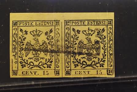 Lot 376 - modena  -  Ghiglione 1885 Philatelic Auction #94