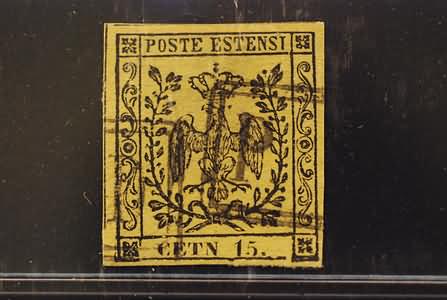 Lot 378 - modena  -  Ghiglione 1885 Philatelic Auction #94