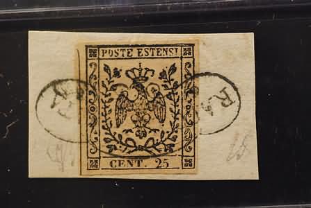 Lot 380 - modena  -  Ghiglione 1885 Philatelic Auction #94
