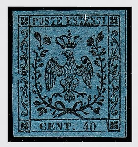 Lot 387 - modena  -  Ghiglione 1885 Philatelic Auction #94