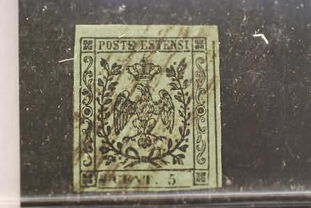 Lot 407 - modena - Ghiglione 1885 Philatelic Auction #94 Lot 407 - modena - Ghiglione 1885 Philatelic Auction #94
