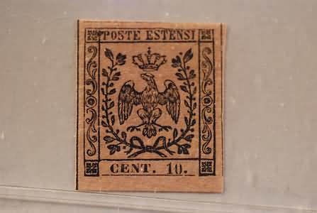 Lot 415 - modena - Ghiglione 1885 Philatelic Auction #94 Lot 415 - modena - Ghiglione 1885 Philatelic Auction #94