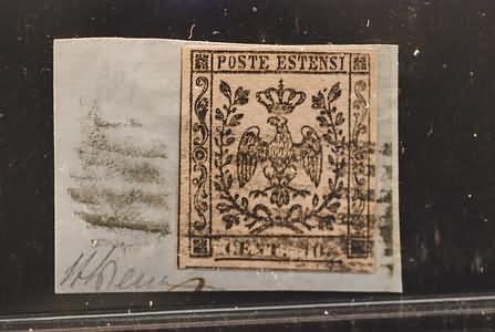 Lot 419 - modena - Ghiglione 1885 Philatelic Auction #94 Lot 419 - modena - Ghiglione 1885 Philatelic Auction #94