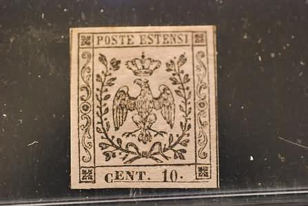 Lot 420 - modena - Ghiglione 1885 Philatelic Auction #94 Lot 420 - modena - Ghiglione 1885 Philatelic Auction #94