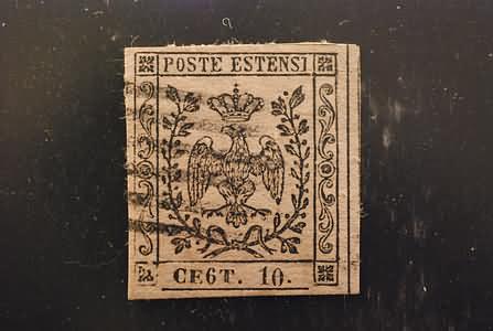 Lot 421 - modena - Ghiglione 1885 Philatelic Auction #94 Lot 421 - modena - Ghiglione 1885 Philatelic Auction #94