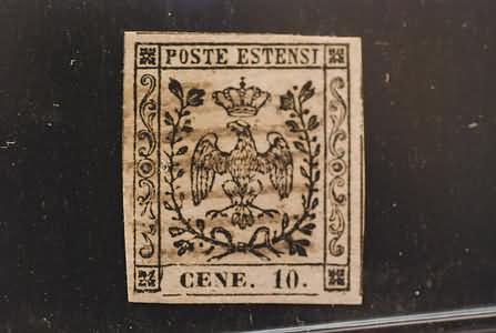Lot 422 - modena - Ghiglione 1885 Philatelic Auction #94 Lot 422 - modena - Ghiglione 1885 Philatelic Auction #94