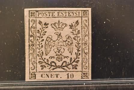Lot 423 - modena - Ghiglione 1885 Philatelic Auction #94 Lot 423 - modena - Ghiglione 1885 Philatelic Auction #94