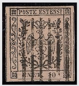 Lot 424 - modena - Ghiglione 1885 Philatelic Auction #94 Lot 424 - modena - Ghiglione 1885 Philatelic Auction #94