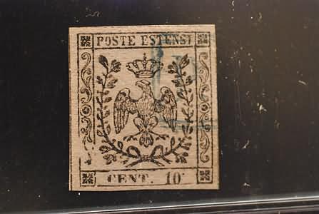 Lot 426 - modena - Ghiglione 1885 Philatelic Auction #94 Lot 426 - modena - Ghiglione 1885 Philatelic Auction #94