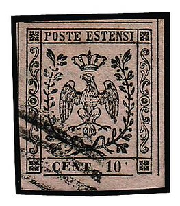 Lot 427 - modena - Ghiglione 1885 Philatelic Auction #94 Lot 427 - modena - Ghiglione 1885 Philatelic Auction #94