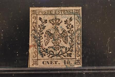 Lot 429 - modena - Ghiglione 1885 Philatelic Auction #94 Lot 429 - modena - Ghiglione 1885 Philatelic Auction #94
