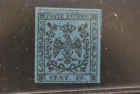 Lot 433 - modena - Ghiglione 1885 Philatelic Auction #94 Lot 433 - modena - Ghiglione 1885 Philatelic Auction #94