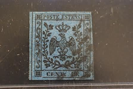 Lot 434 - modena - Ghiglione 1885 Philatelic Auction #94 Lot 434 - modena - Ghiglione 1885 Philatelic Auction #94