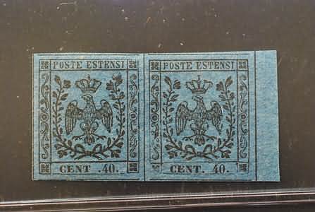 Lot 435 - modena - Ghiglione 1885 Philatelic Auction #94 Lot 435 - modena - Ghiglione 1885 Philatelic Auction #94