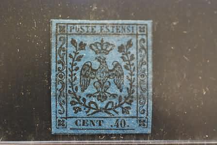 Lot 436 - modena - Ghiglione 1885 Philatelic Auction #94 Lot 436 - modena - Ghiglione 1885 Philatelic Auction #94
