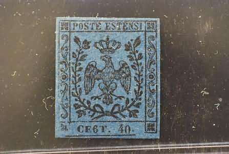 Lot 437 - modena - Ghiglione 1885 Philatelic Auction #94 Lot 437 - modena - Ghiglione 1885 Philatelic Auction #94