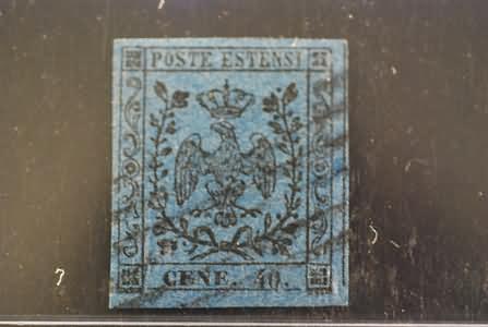 Lot 439 - modena - Ghiglione 1885 Philatelic Auction #94 Lot 439 - modena - Ghiglione 1885 Philatelic Auction #94