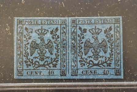Lot 440 - modena - Ghiglione 1885 Philatelic Auction #94 Lot 440 - modena - Ghiglione 1885 Philatelic Auction #94