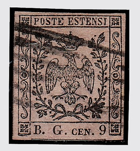 Lot 449 - modena - Ghiglione 1885 Philatelic Auction #94 Lot 449 - modena - Ghiglione 1885 Philatelic Auction #94