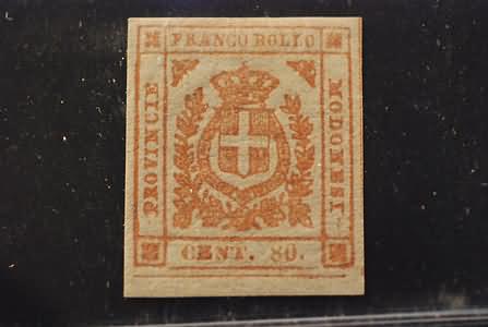 Lot 506 - modena - Ghiglione 1885 Philatelic Auction #94 Lot 506 - modena - Ghiglione 1885 Philatelic Auction #94
