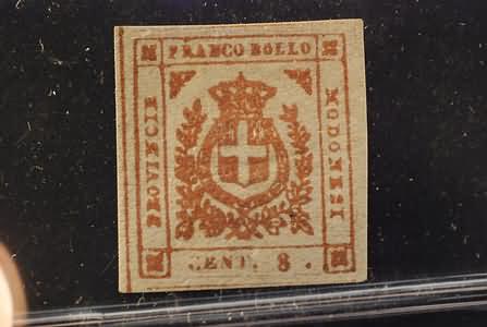 Lot 510 - modena - Ghiglione 1885 Philatelic Auction #94 Lot 510 - modena - Ghiglione 1885 Philatelic Auction #94