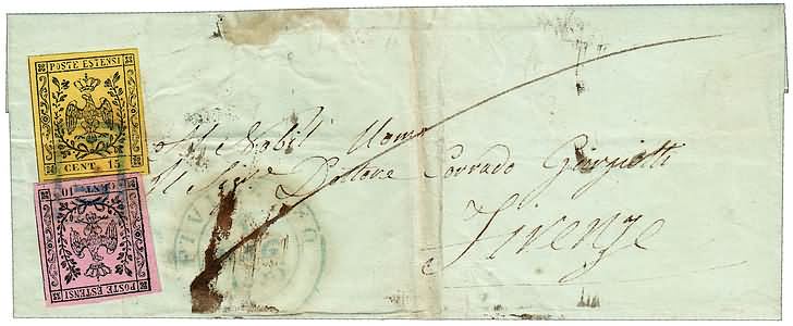 Lot 514 - modena annullamenti - Ghiglione 1885 Philatelic Auction #94 Lot 514 - modena annullamenti - Ghiglione 1885 Philatelic Auction #94