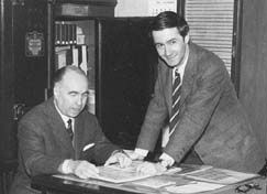 Ezio e Piero Ghiglione nel 1968
